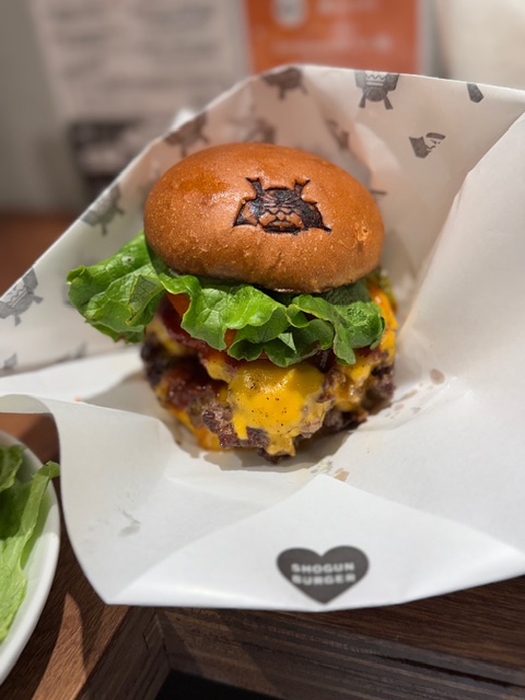 SYOGUN BURGERのハンバーガー